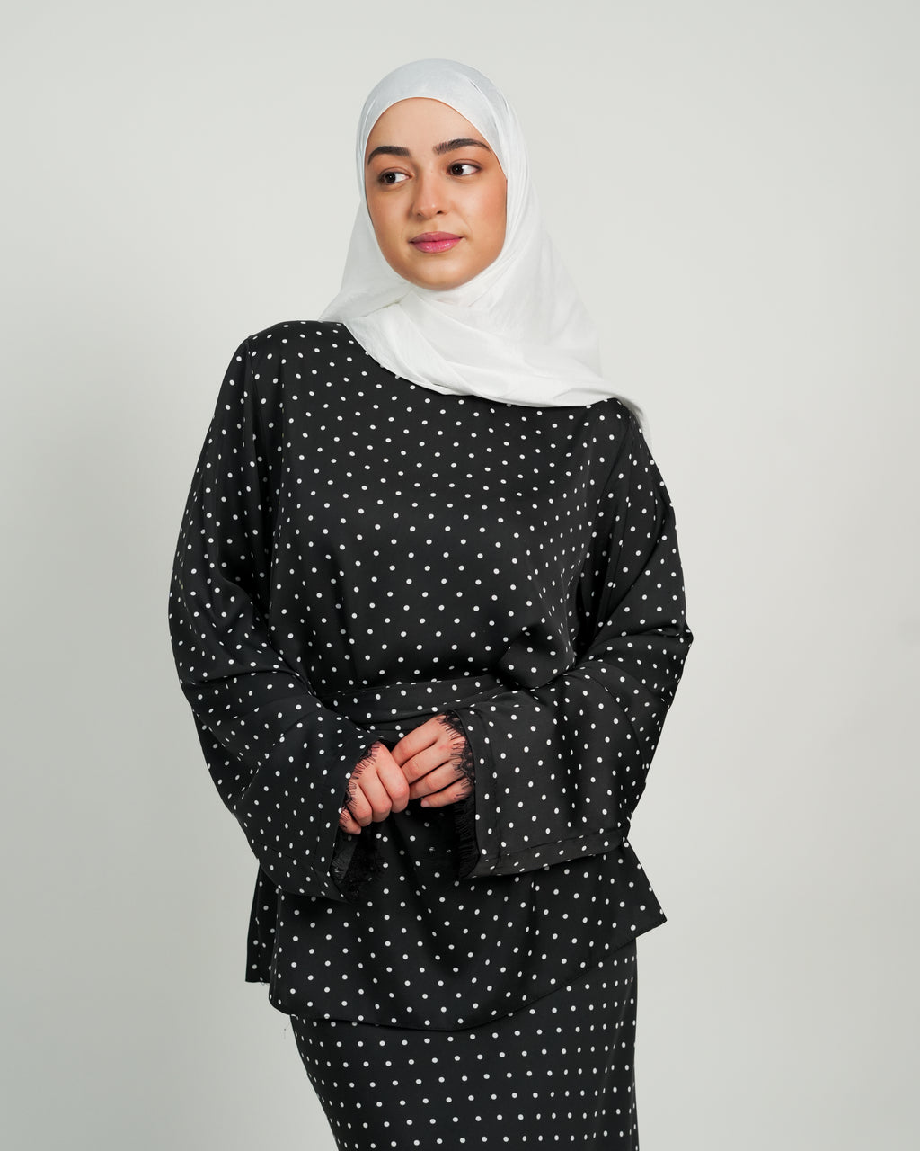 Polka Dot Set - Black