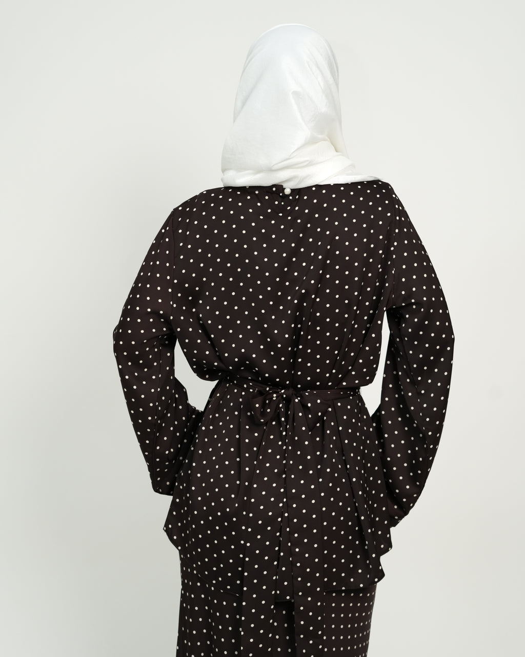 Polka Dot Set - Chocolate Brown