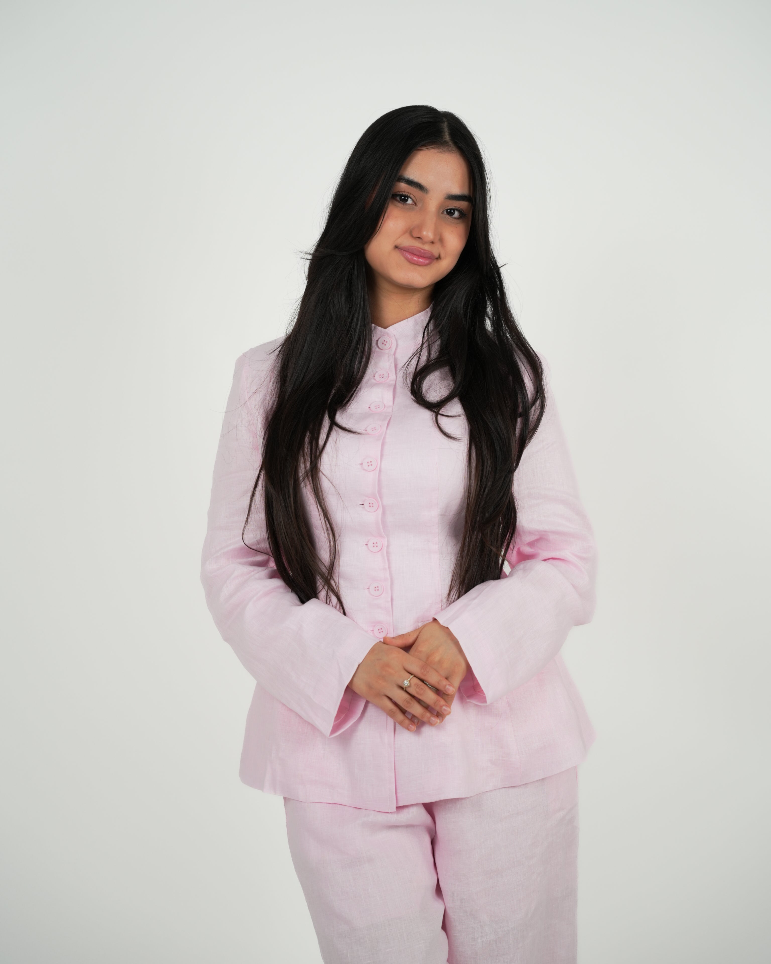 Linen Tailored Set