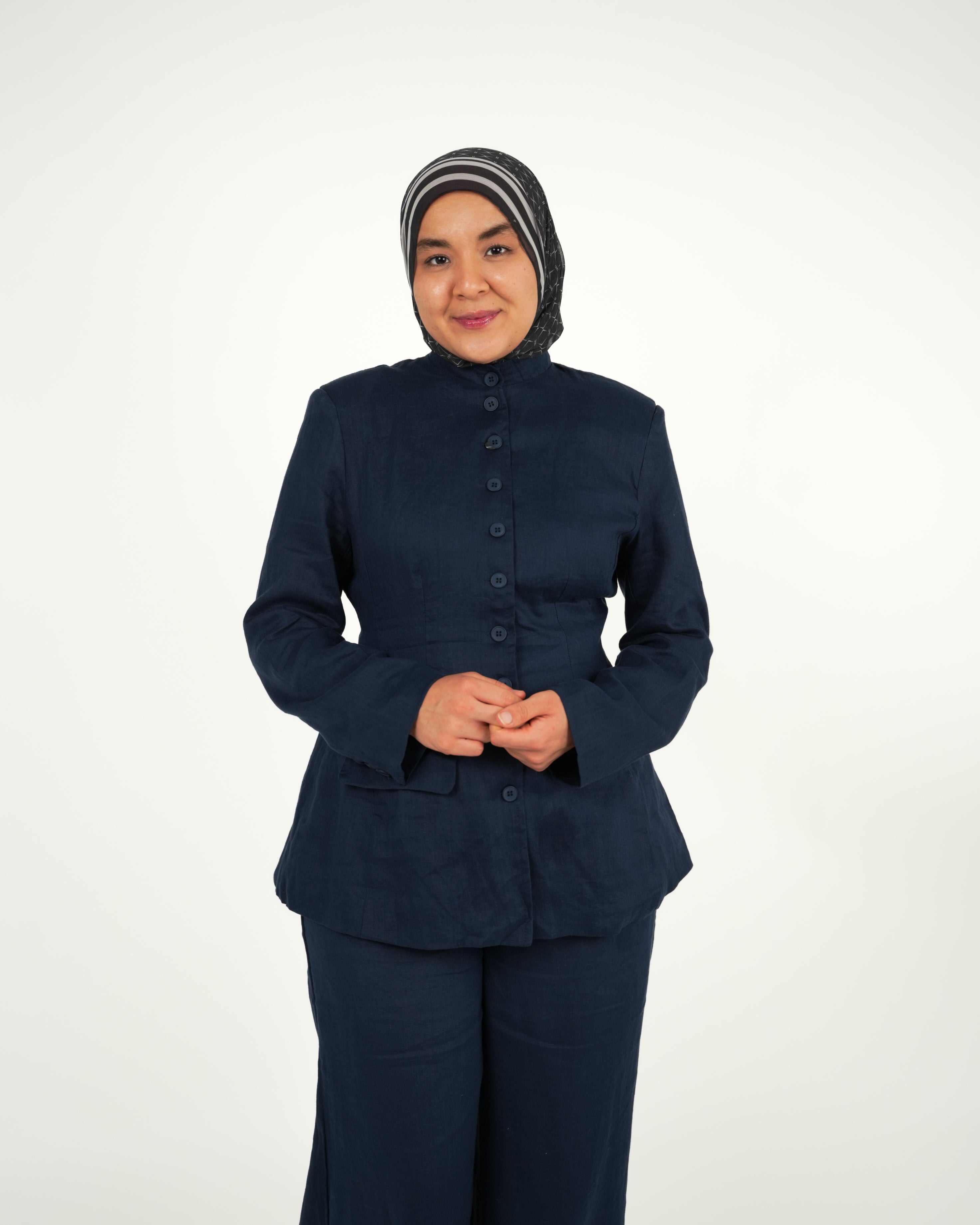 Linen Tailored Set